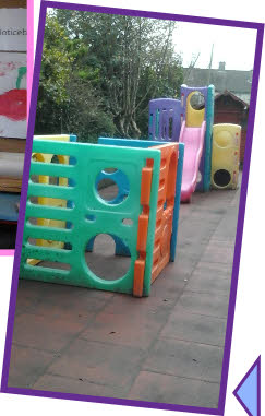 PIC 2: Outdoors again • Bright Sparks Crèche • 01 464 3602 • Home